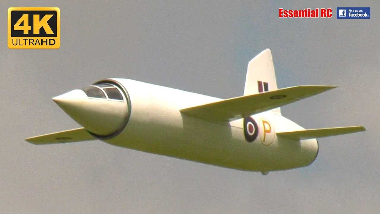 Supersonic 1940s MILES M.52 RC Electric Ducted Fan JET