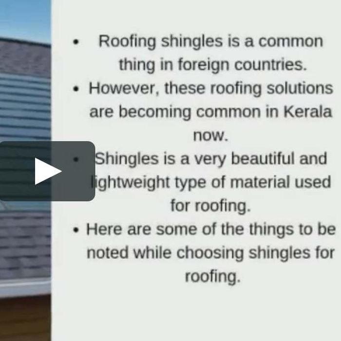 latest trends of roofing shingles in kerala
