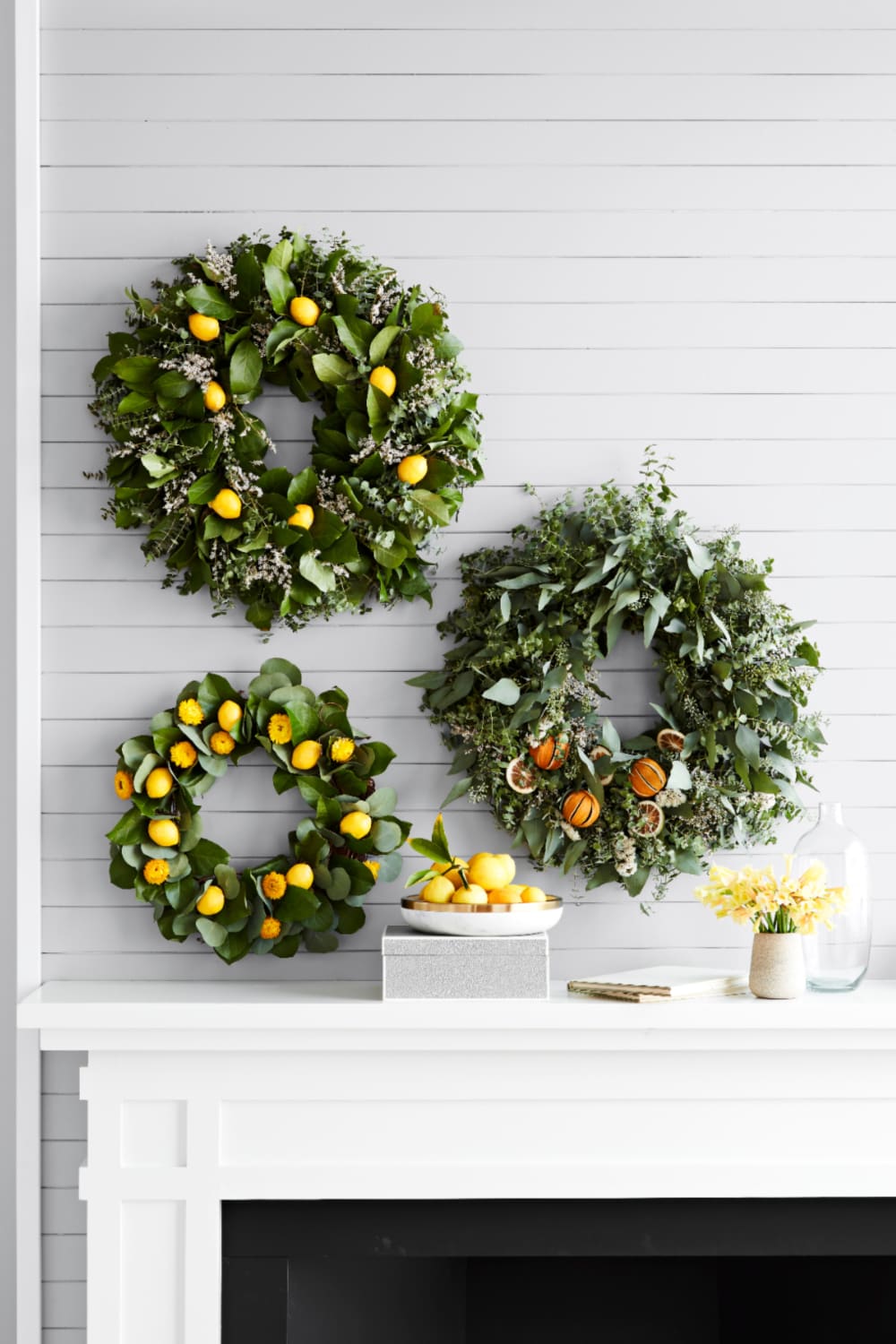 Fresh Citrus Wreaths in 2021 | Fresh wreath, Wreaths, Wreaths and garlands