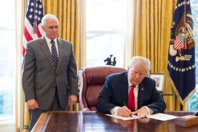 President Trump Signs Executive Order Waiving Key Environmental Laws