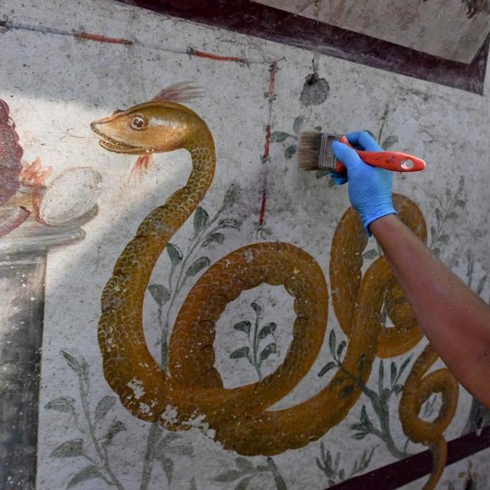 Archaeologists in Pompeii Have Discovered an 'Enchanted' Shrine Covered in Gorgeously Preserved Frescoes
