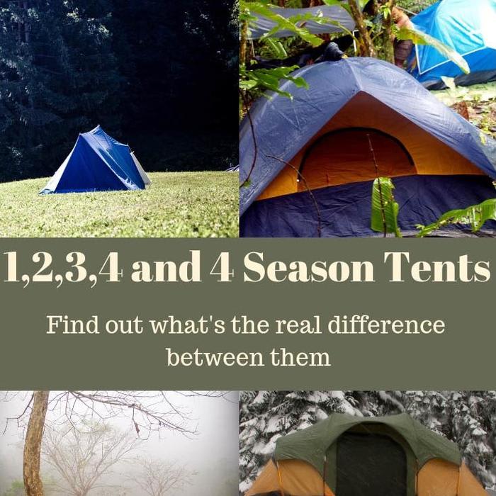 The Difference Between 1, 2, 3, 4, and 5 Season Tents (with examples)