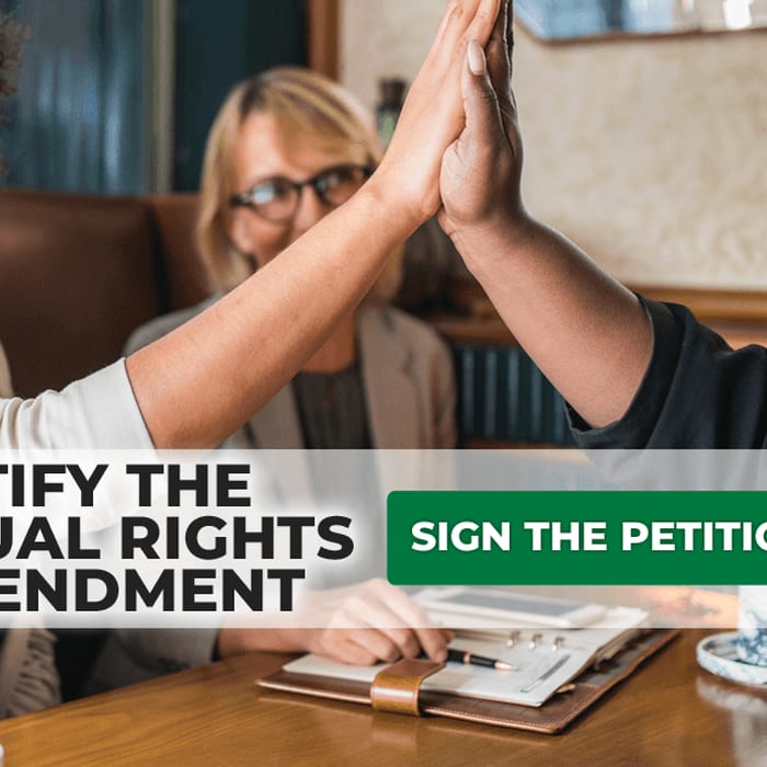 Sign the petition: ratify the Equal Rights Amendment
