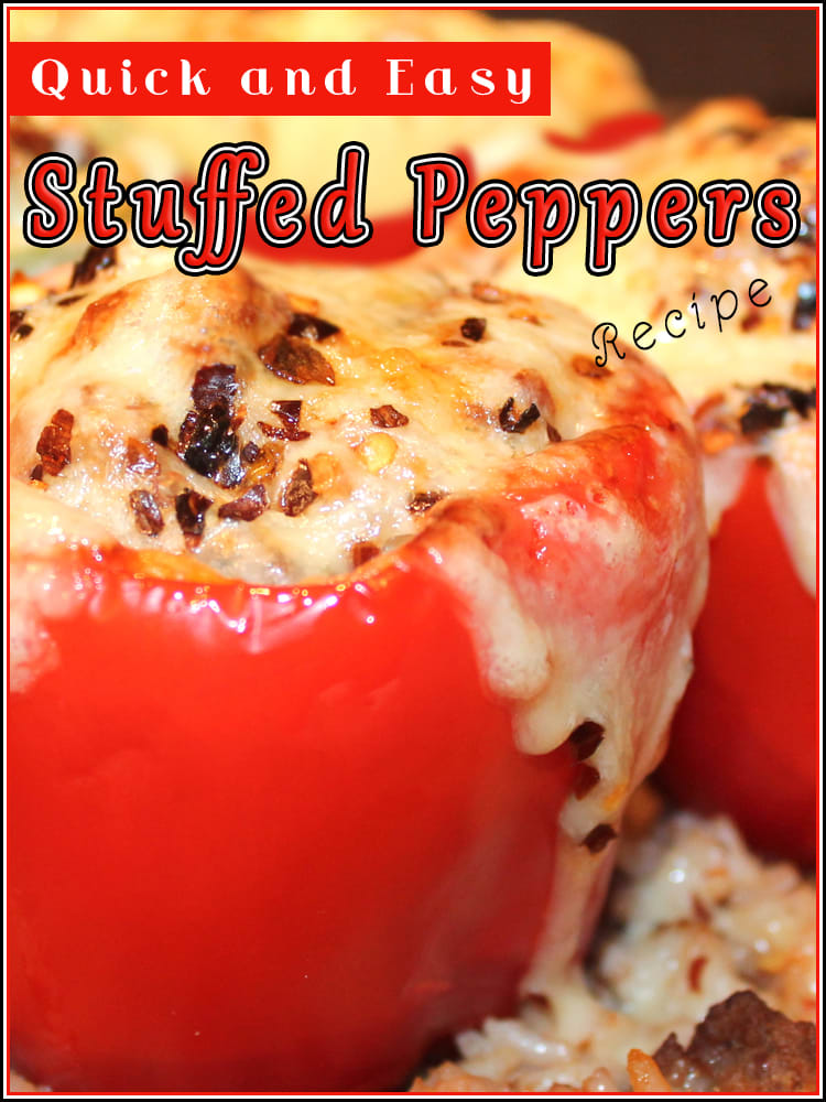 Quick and Easy Stuffed Peppers - Quiet Corner