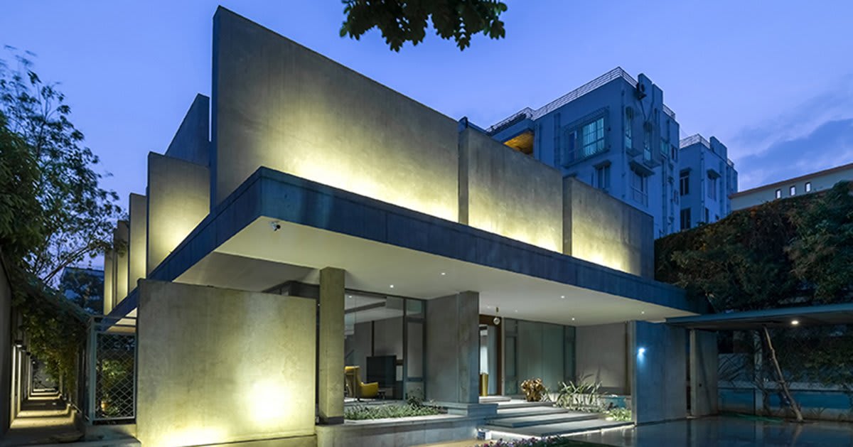 da studio's 'RH23' residential project in india references constructivist art