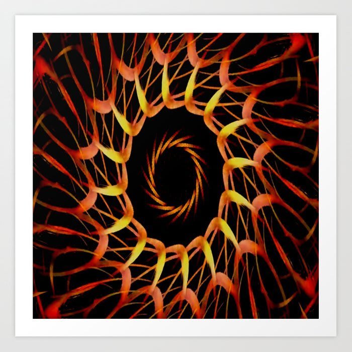 Spiral Flow Art Print by abstractzone