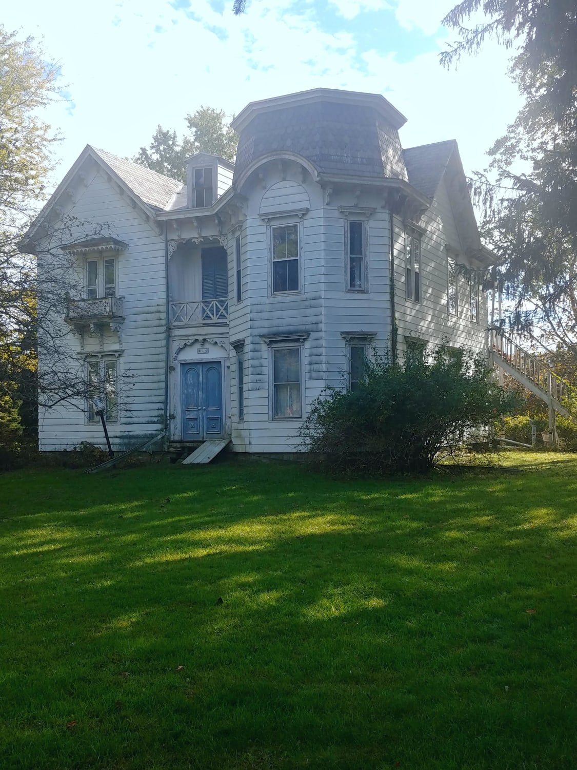 I know this sub loves creepy homes (as do I). This 1878 Victorian in upstate NY is most definitely (hopefully?) haunted. For sale, $350k.