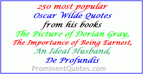250 Most Popular Oscar Wilde Quotes