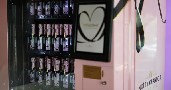 A Vending Machine That Sells French Champagne? Mais Oui, Bien Sûr!