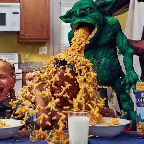 The Oral History of Cheddar Goblin, the Mac & Cheese-Loving Mascot in 'Mandy'