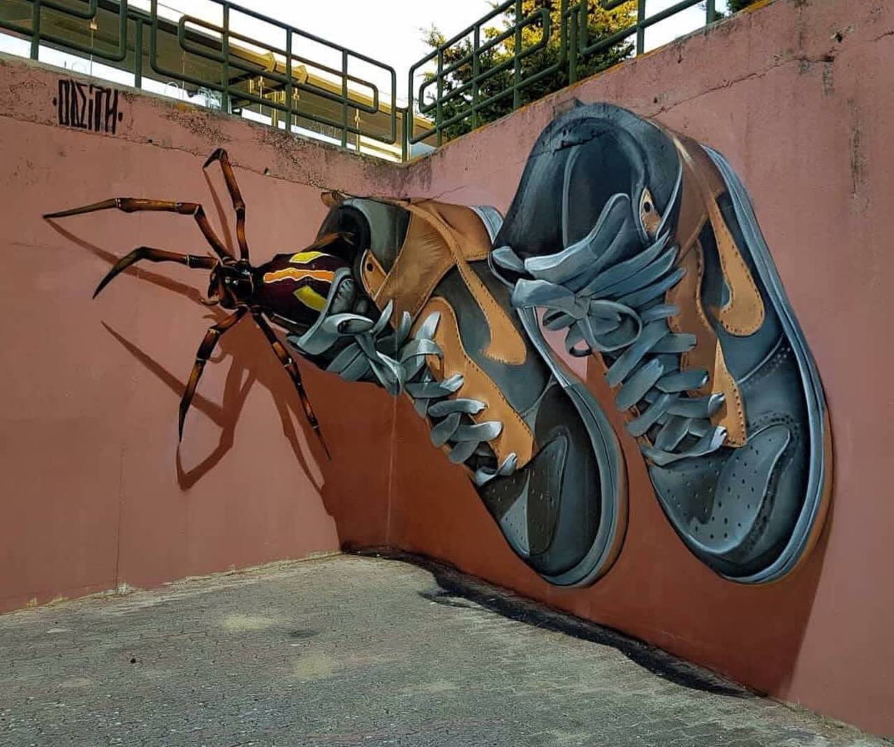 Sneakers, Odeith, graffity art, 2018