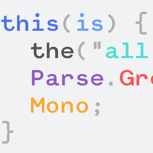 Parse Grotesk Mono - A programming font with a bit of personality