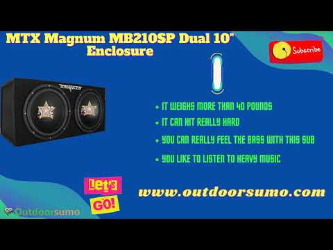 Top 5 the Best MTX Subwoofers for car and truck in 2021 by outdoorsumo