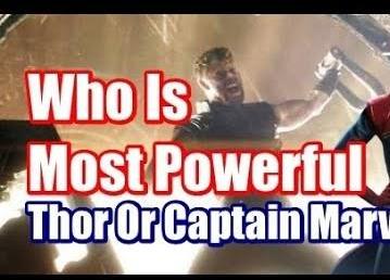 Who is stronger in the MCU, Thor or Captain Marvel