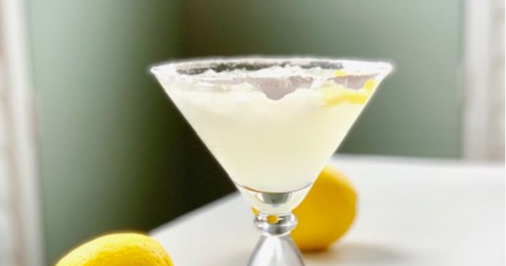 Classic Lemon Drop Martini #NationalMartiniDay