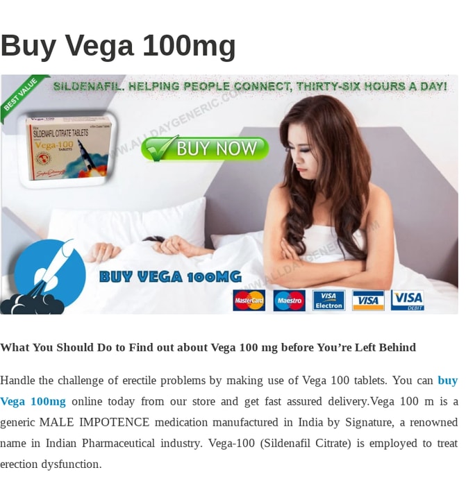 Buy Vega 100mg