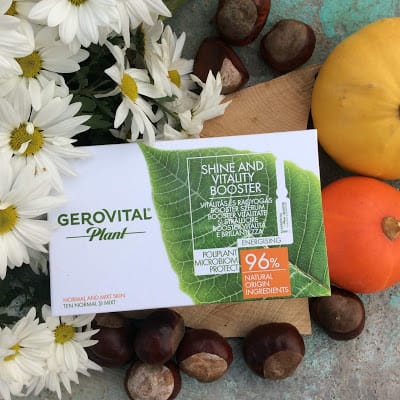 Cosmetics and Flowers: Gerovital Plant Shine and Vitality Booster - taking the use of natural ingredients to another level