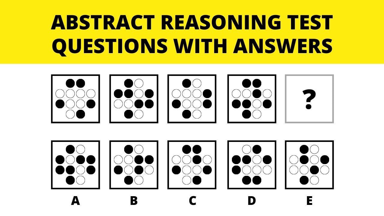 The correct way to solve ABSTRACT REASONING tests.