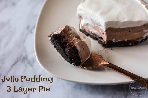 JELLO Pudding 3 Layer Pie