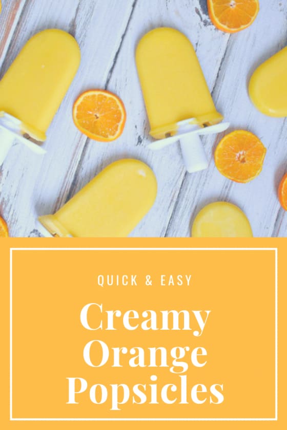Creamy Orange Popsicle Recipe
