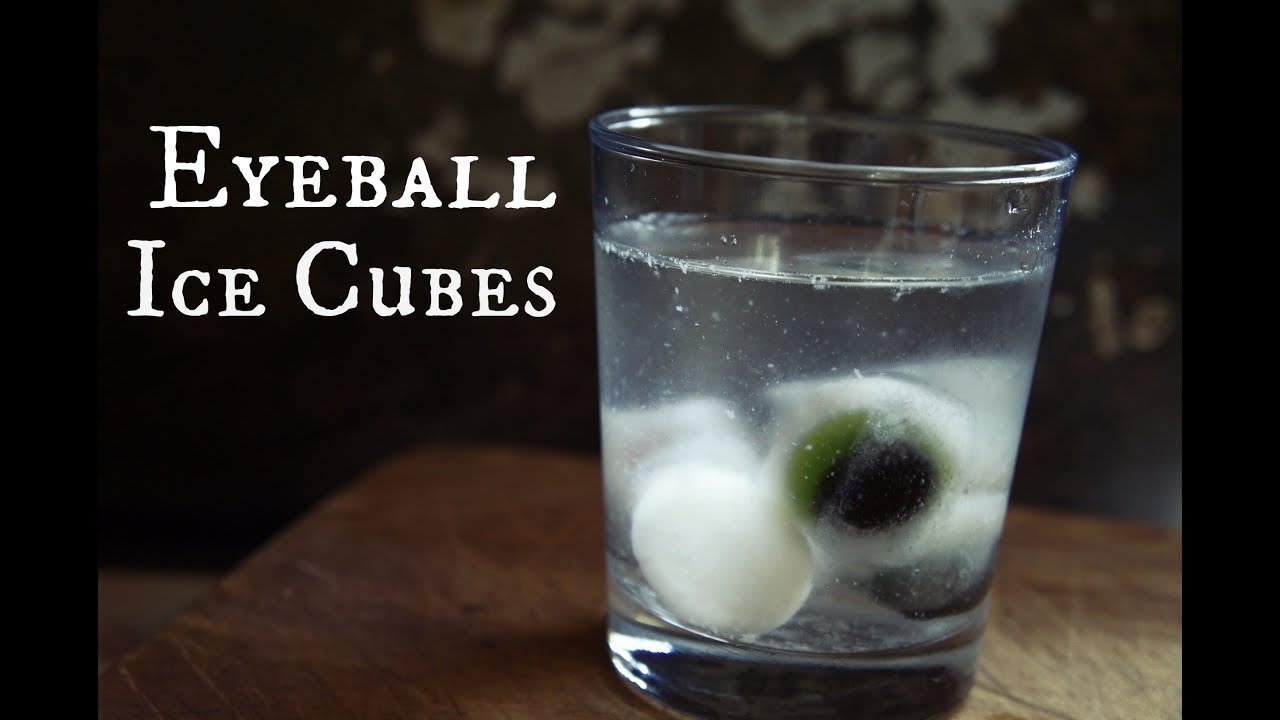 How to Make Halloween Eyeball Ice Cubes -- Whatcha Eating? #110