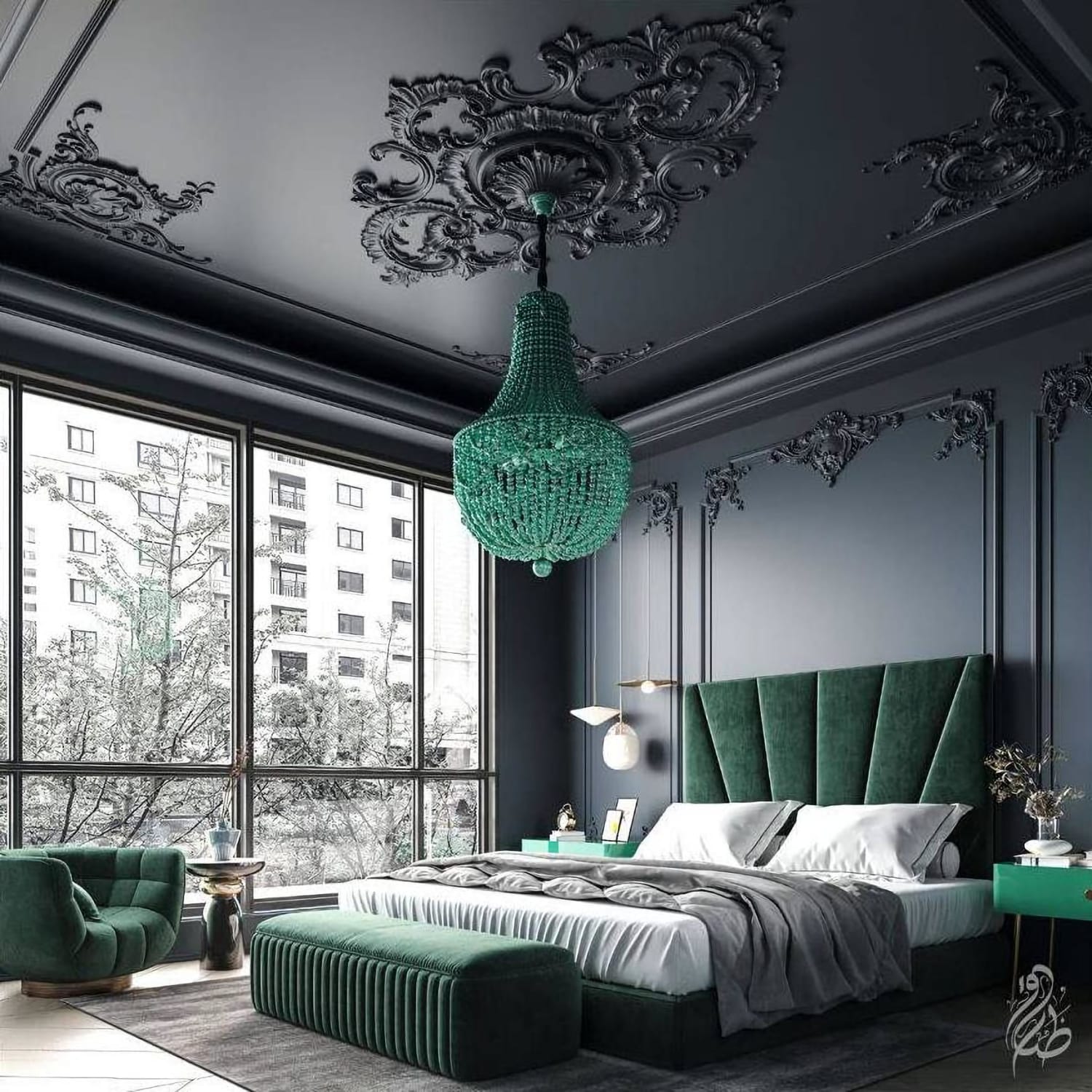 This astonishing bedroom design {by Tarek Alkhattab}