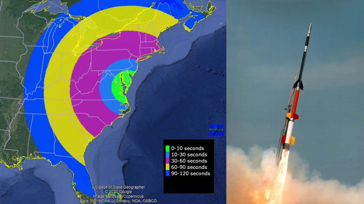 NASA rocket launch may spark visible light show over US East Coast and Bermuda Sunday