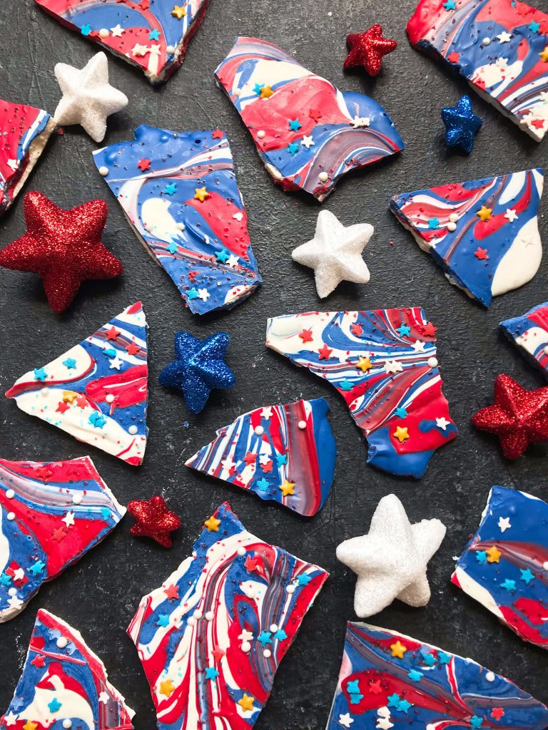 Red, White, and Blue Patriotic Bark