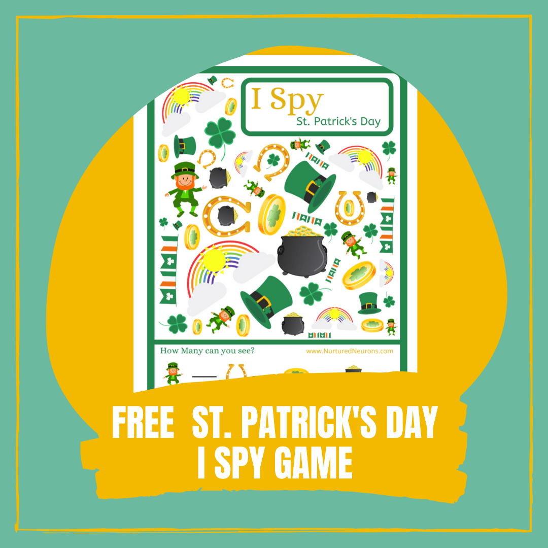Free St. Patrick's Day I Spy Game (Printable)