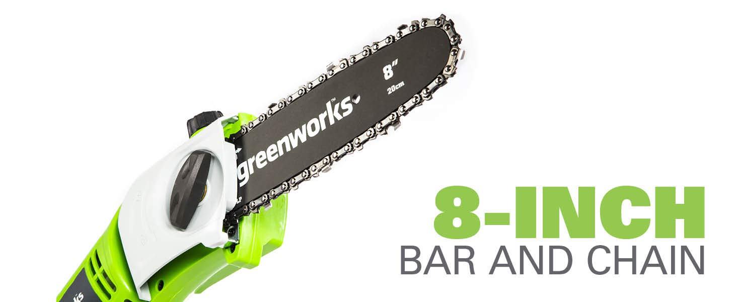 GreenWorks 20192 6.5 Amp 8-Inch Corded Pole Saw Review