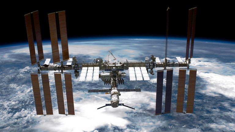International Space Station: Astronauts repair cosmic ray detector