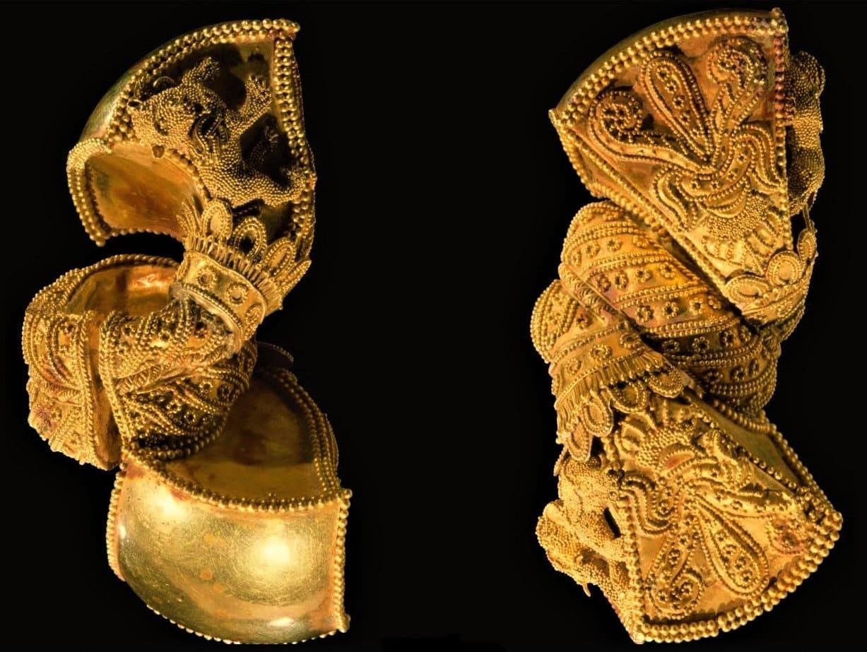 Royal Earrings from Satvahana Period of India, 1st Century BCE
