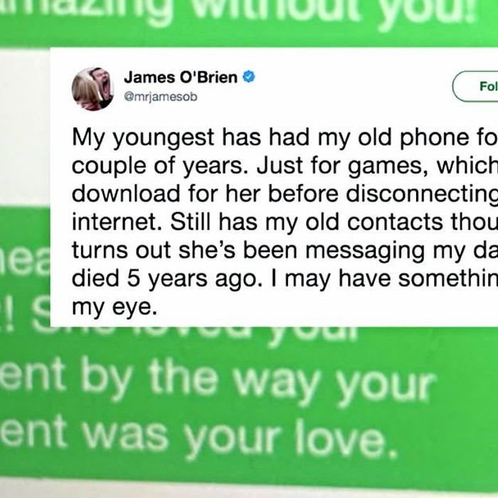 Young Girl Finds Touching Way To Feel Connected To Her Late Grandfather