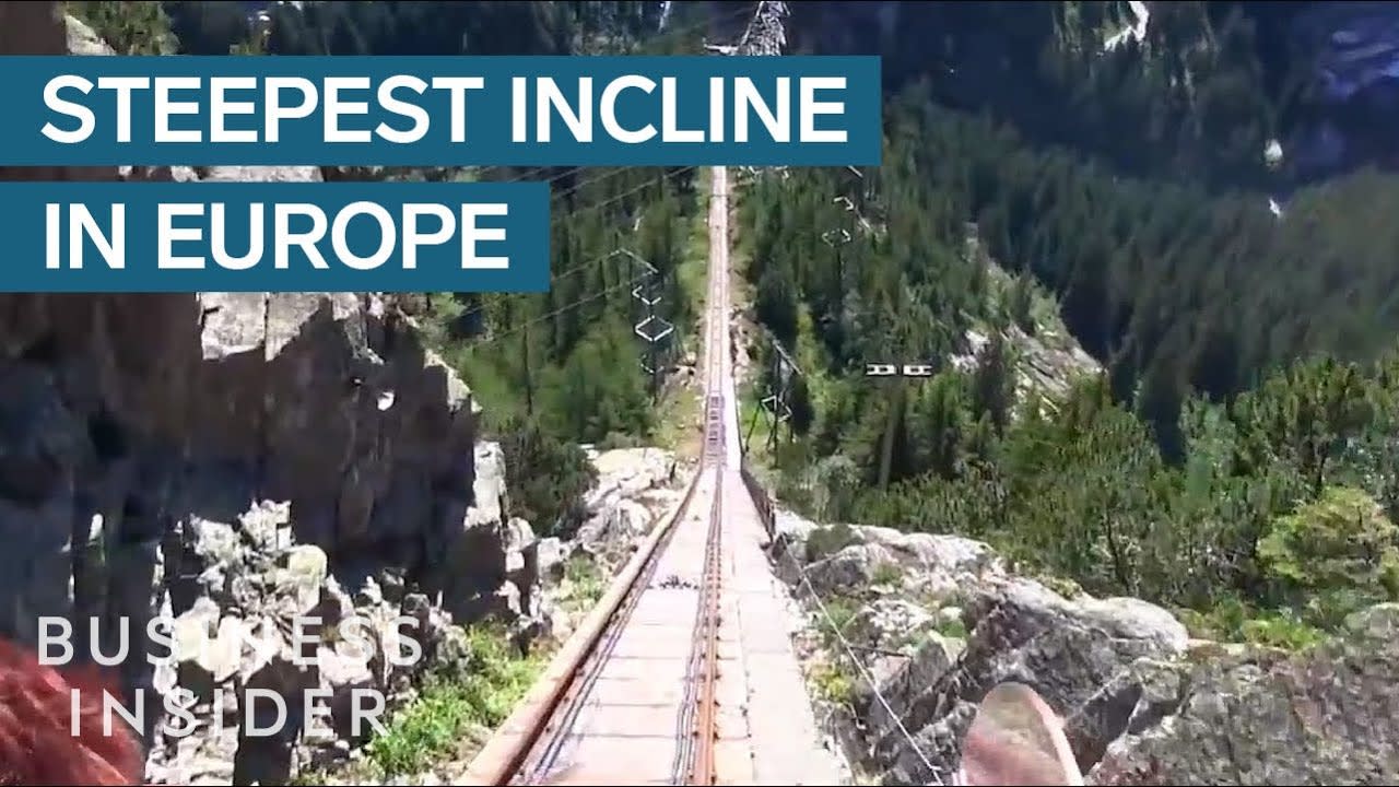 Steepest Funicular Railway In Europe Has A 106% Incline