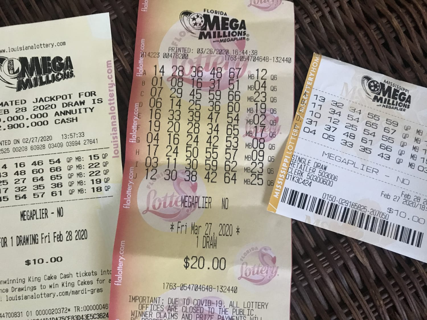 Mega Millions numbers for 04/07/20: Tuesday jackpot was for $127 million