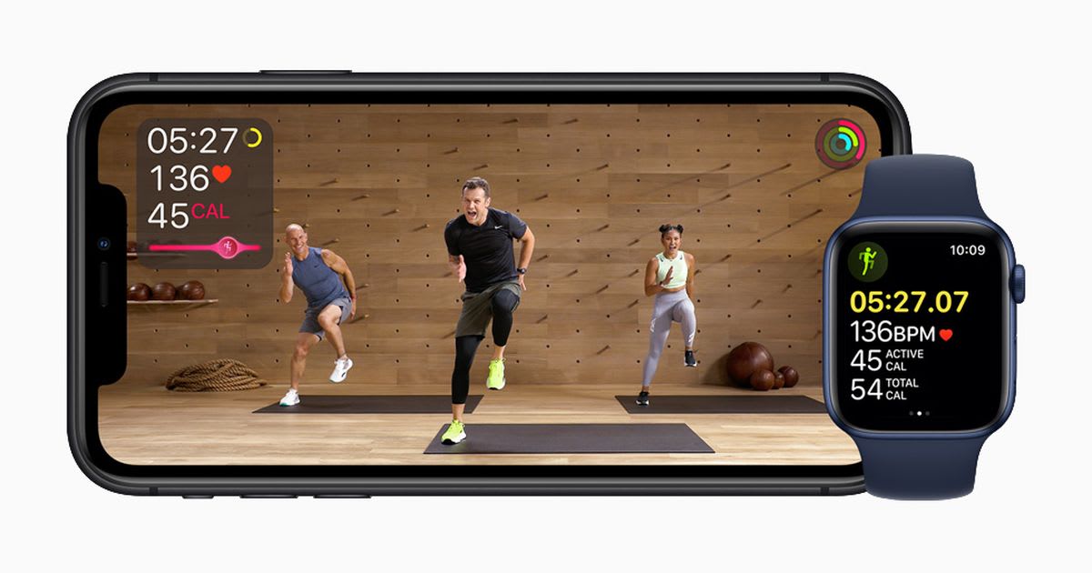 Apple's new Fitness+ feature might make Peloton sweat