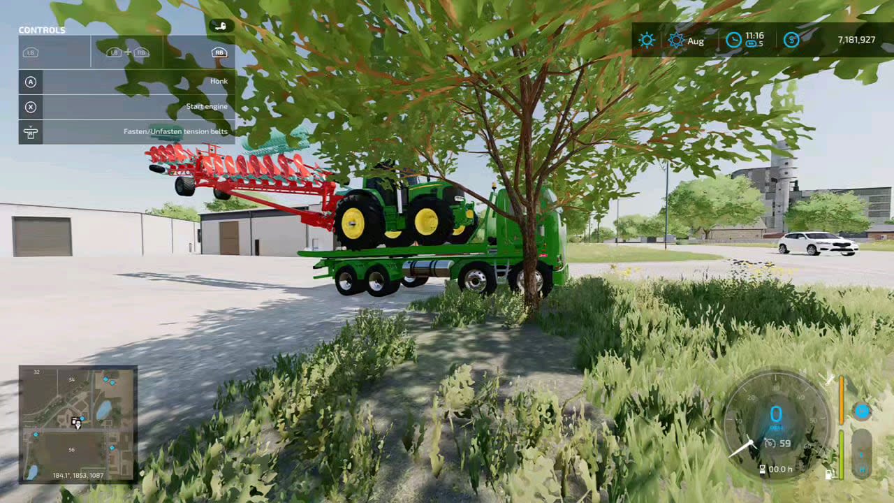 tractor hauling mischief