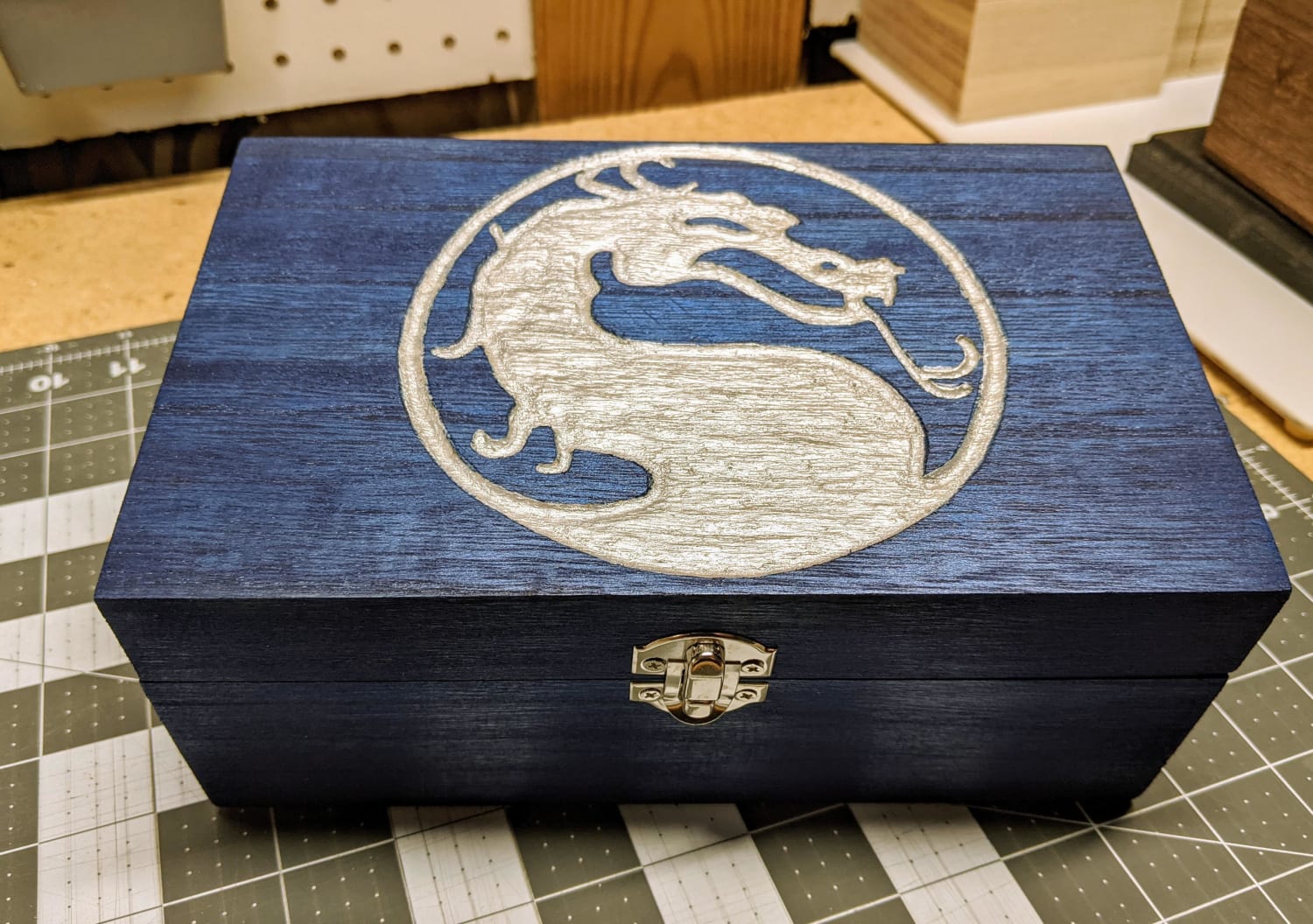 I've been trying to up my woodworking game and made a Sub-Zero inspired piece.