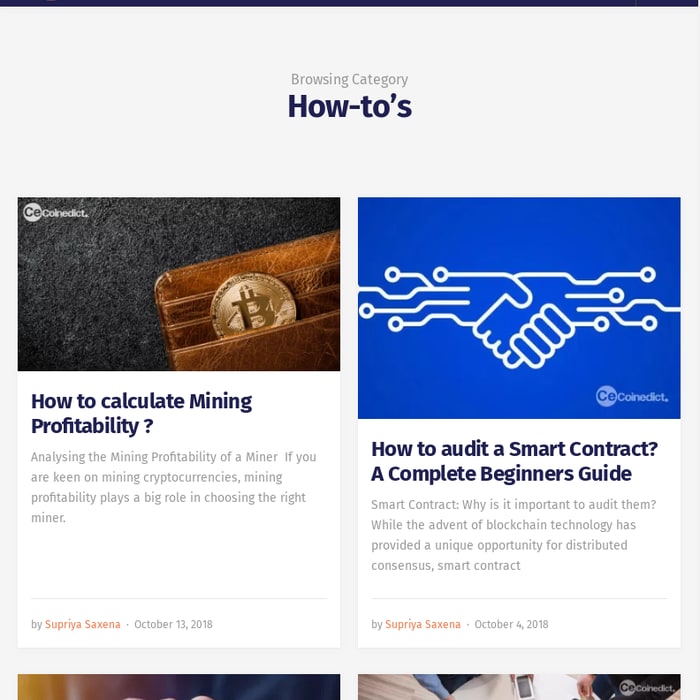 How-to's Archives - Latest & Breaking Cryptocurrency, Blockchain, Ethereum, Bitcoin News