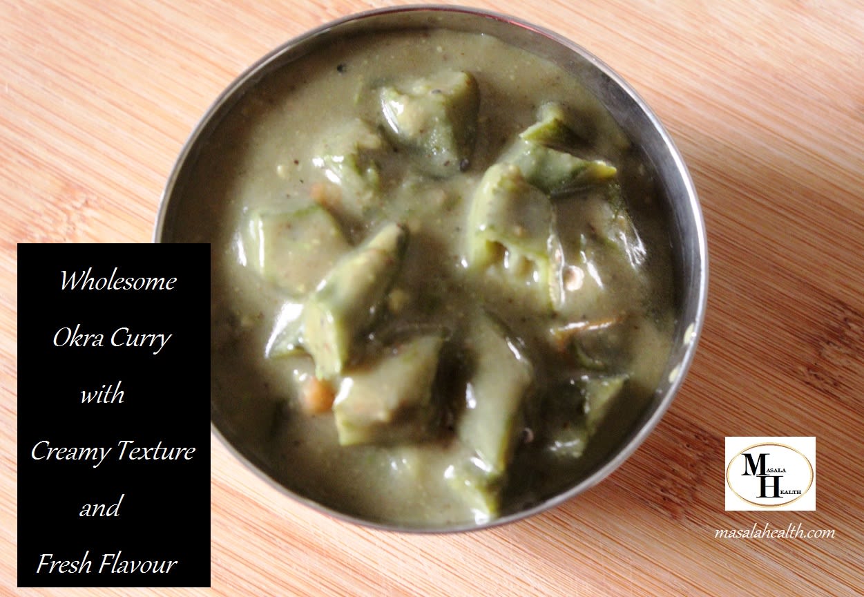 Wholesome Okra Curry with Creamy Texture and Fresh Flavour