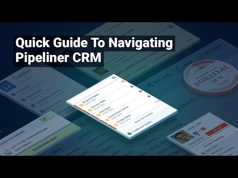 Connect Trained Sales Professionals with Pipeliner CRM Navigation