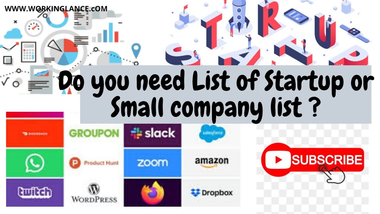 Do you need List of Startup or Small Companies?