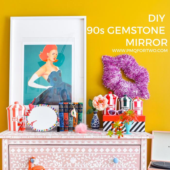 90s Gemstone Mirror