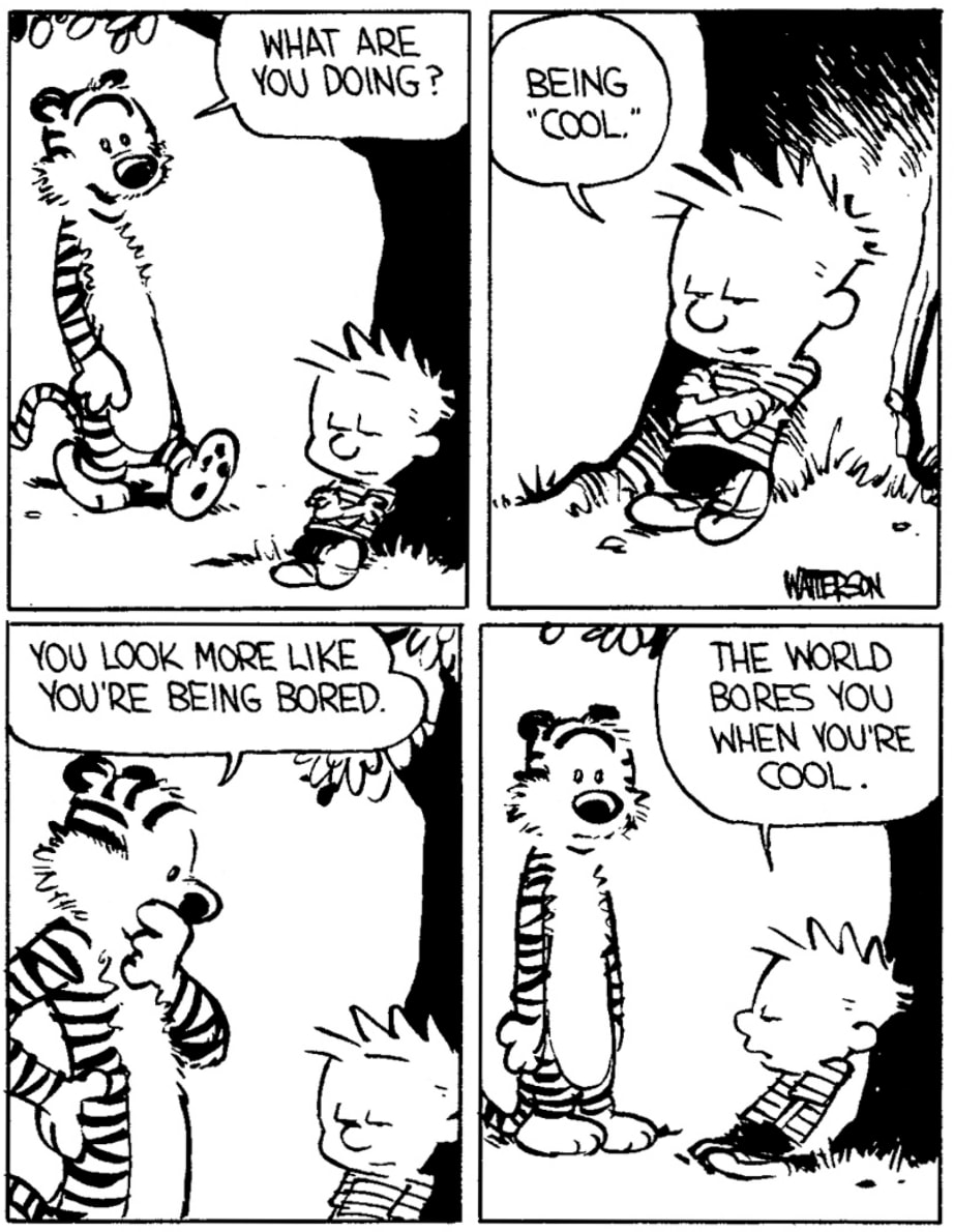 The 'C' in Calvin stands for 'Cool'