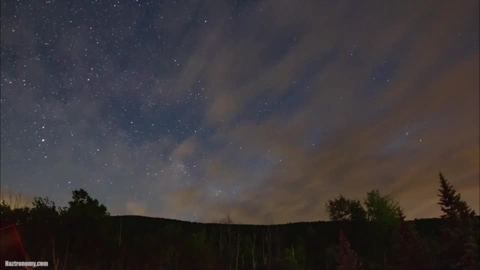 Timelapse: Milky Way Rising in the Catskills