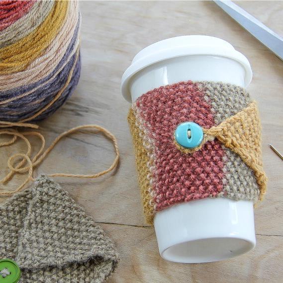 Free Knitting Pattern: Handmade Knit Cozy