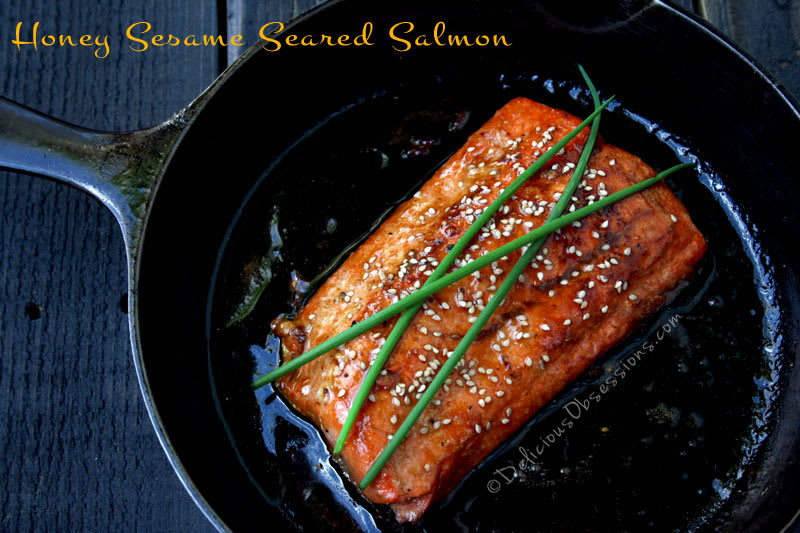 Honey Sesame Seared Salmon Recipe
