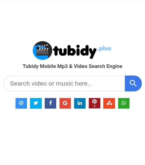 Tubidy mp3 & video search engine