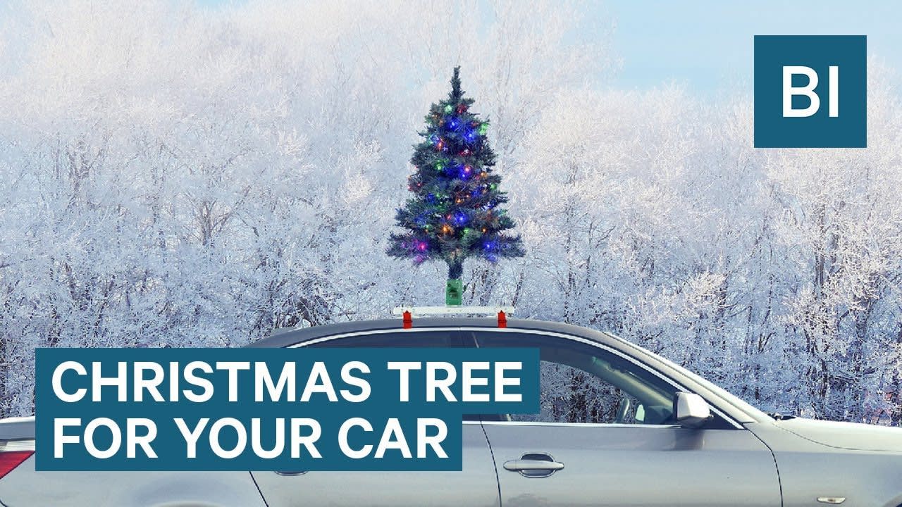 This Christmas Tree Goes On Top Of Your Car