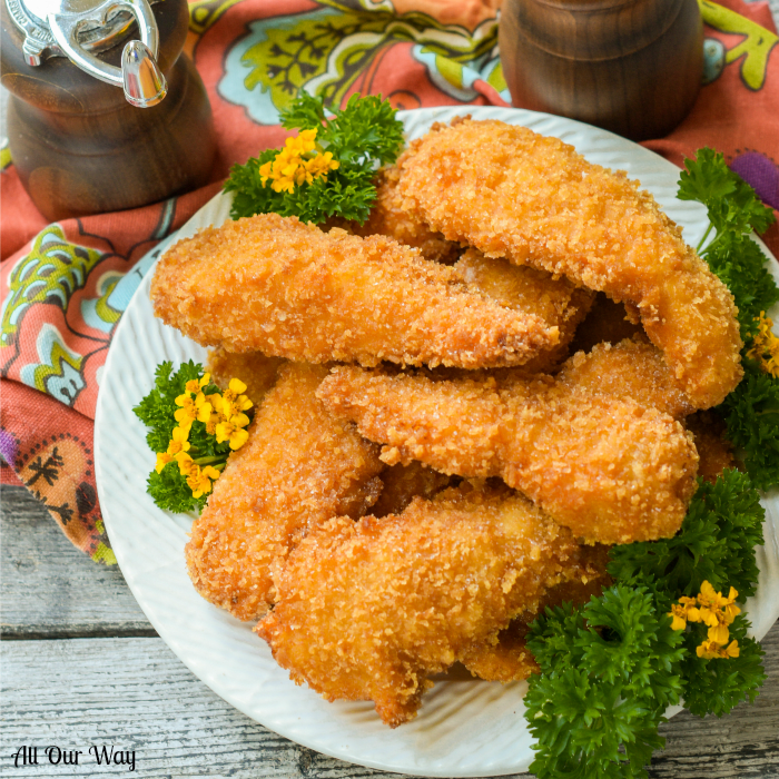 Crispy Fried Chicken Golden Brown With Spicy Tang Better Than Mom's!